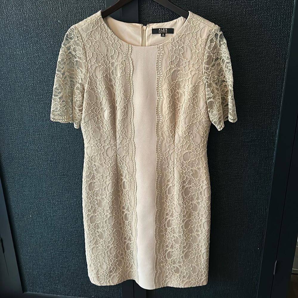 Lace neutral dress
